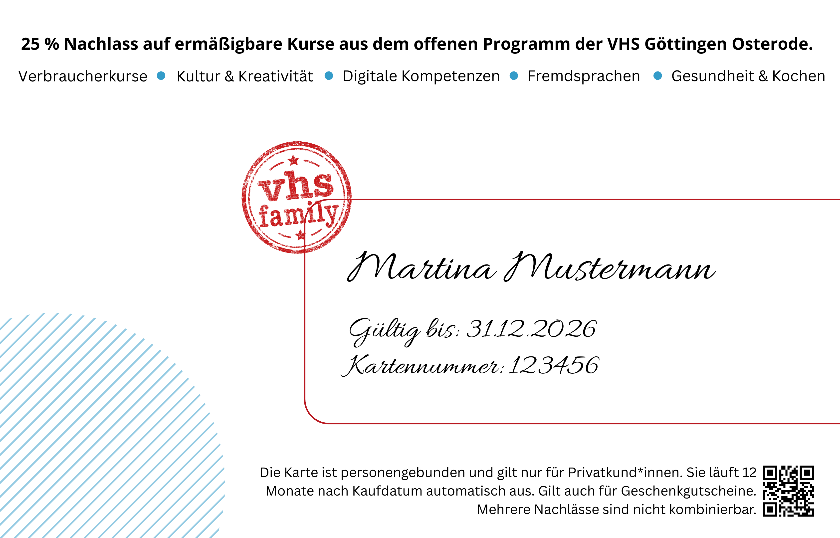 Rückseite der vhs card 25