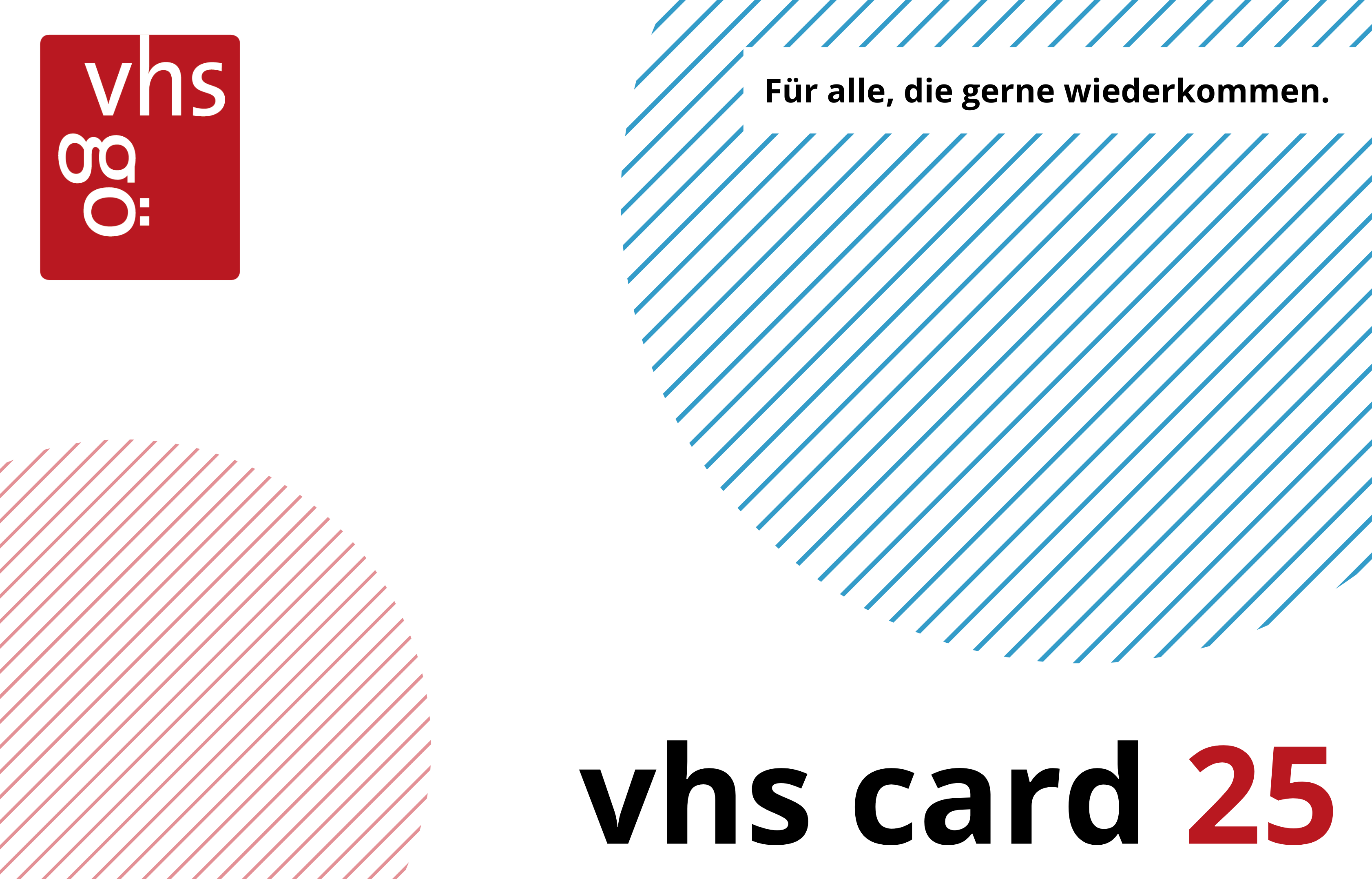 Vorderseite der vhs card 25